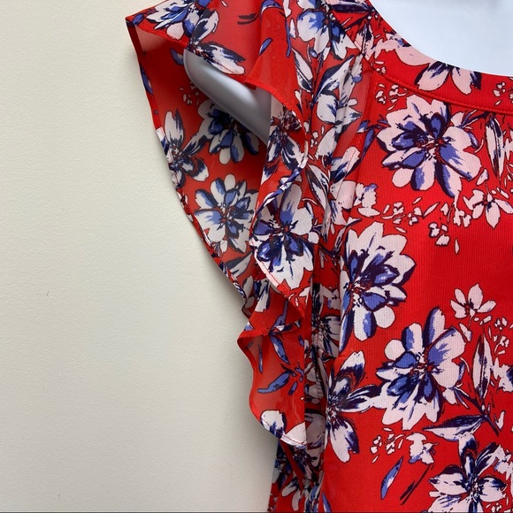 AGB Top with Ruffled Sleeve - Size Medium - Picture 4 of 9